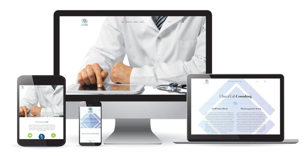 Core Clinical Consulting Website designed by Allison Lawless